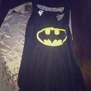Batman dress with a cape ( Halloween )